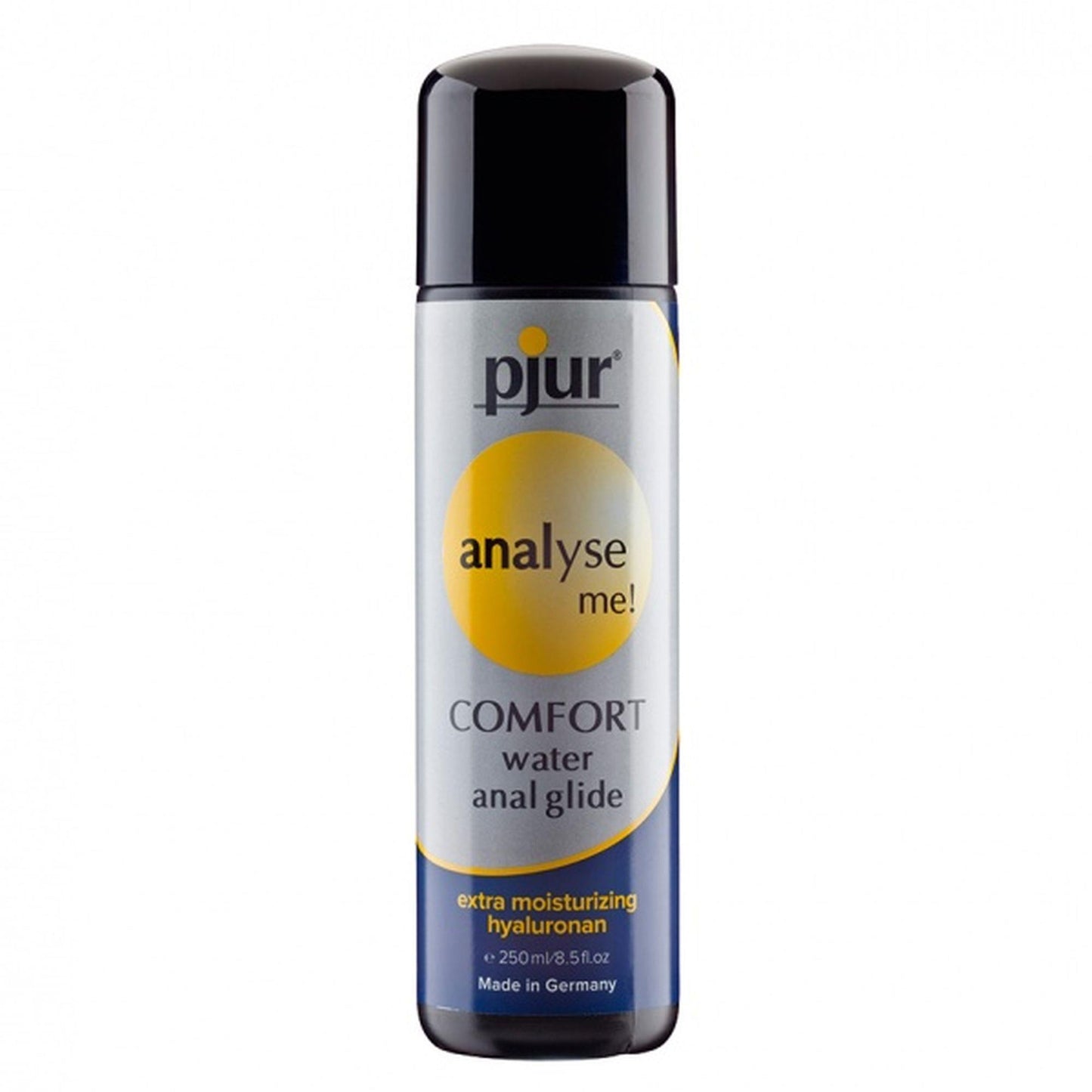 Lubrykant analny na bazie wody pjur analyse me! Comfort 250 ml na białym tle