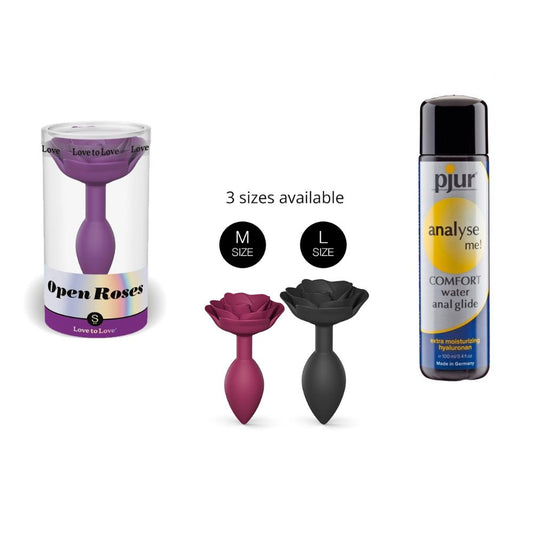 Open Roses (S/M/L) + Analyse Me Comfort 100 ml