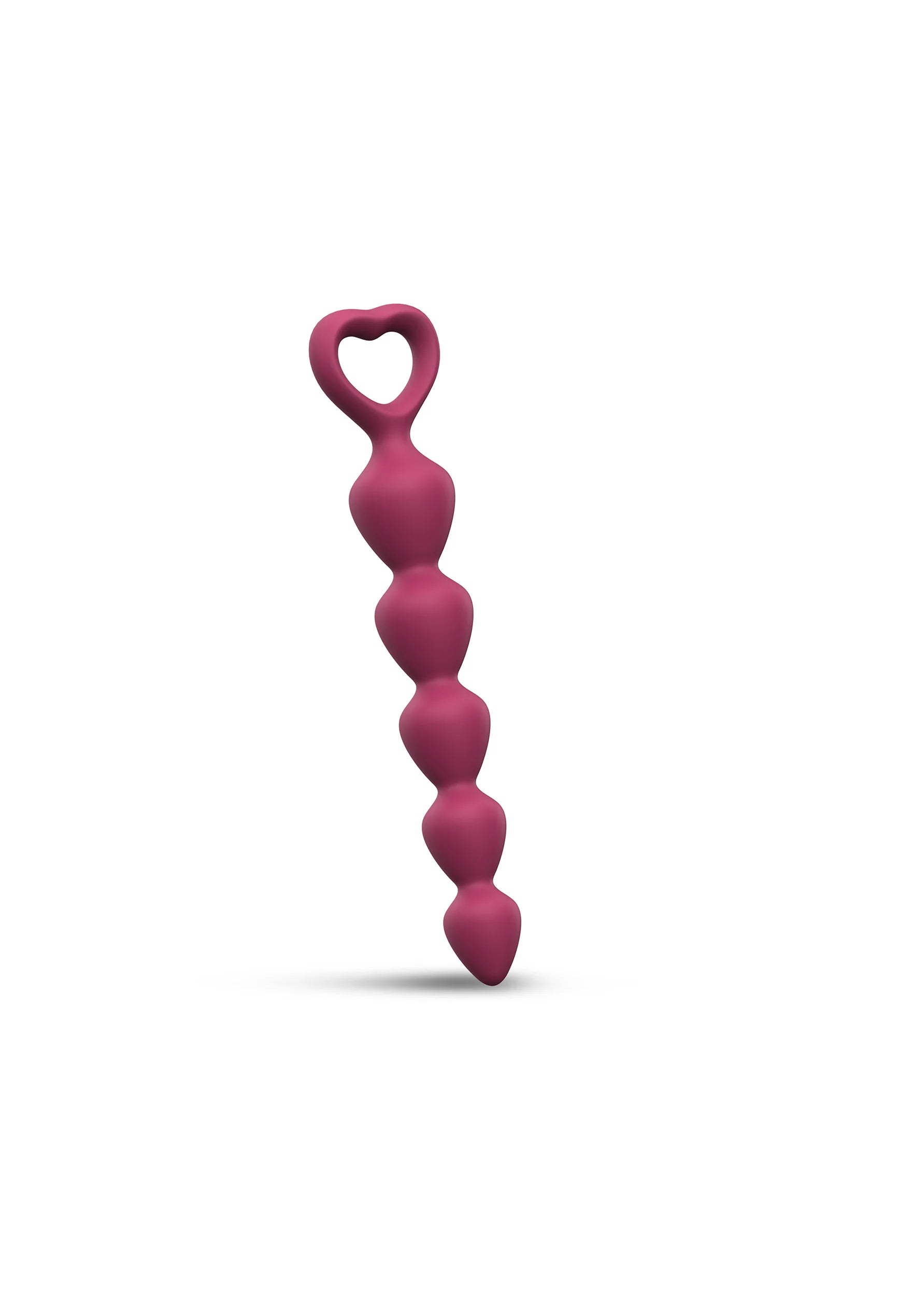 Love to Love Bing Bang M Plum Star – silikonowe koraliki analne