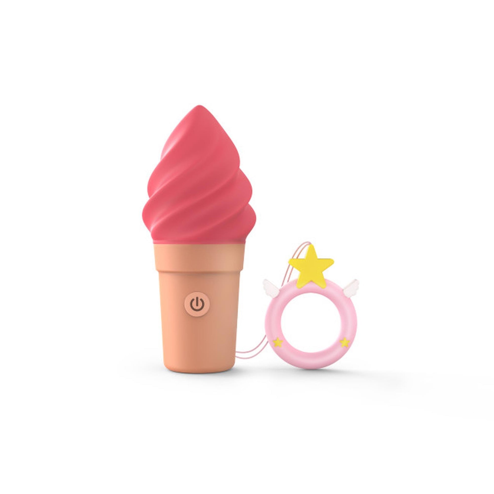 Stymulator Love to Love Cand'Ice Raspberry Jolly na białym tle
