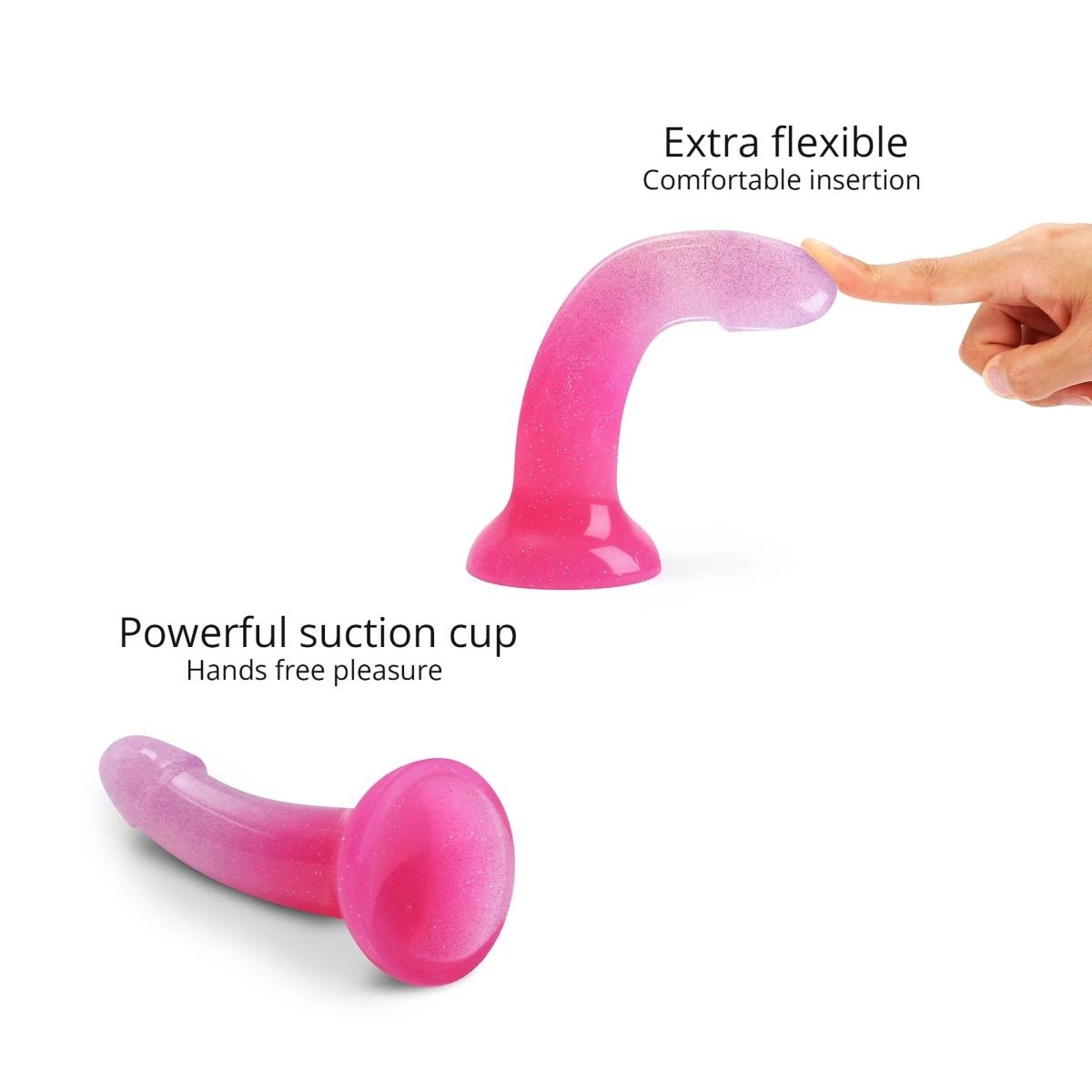 Love to Love Dildolls Sunrise S – elastyczne silikonowe dildo z przyssawką