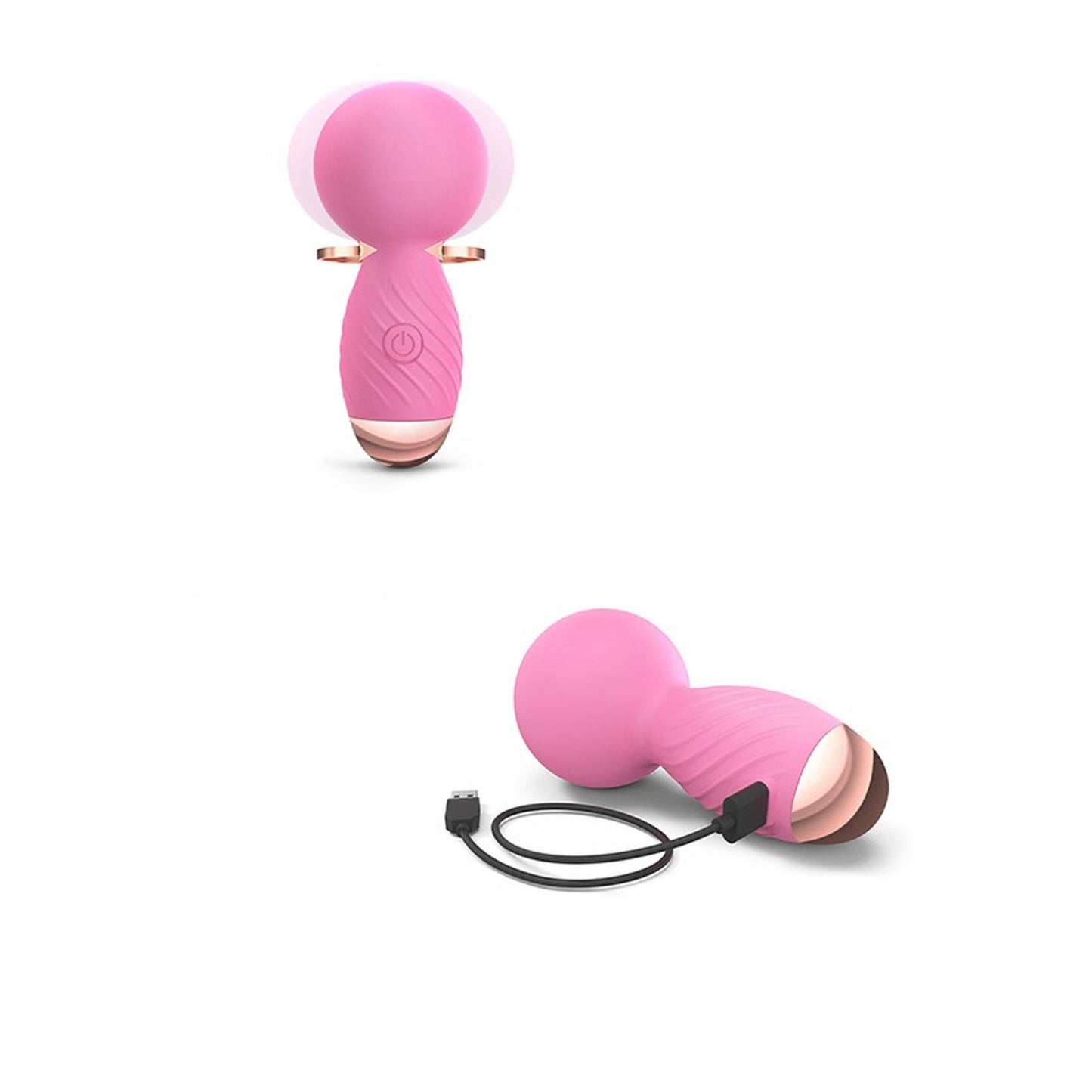 Stymulator Love to Love Itsy Bitsy Tiny Wand z magnetycznym kablem do ładowania