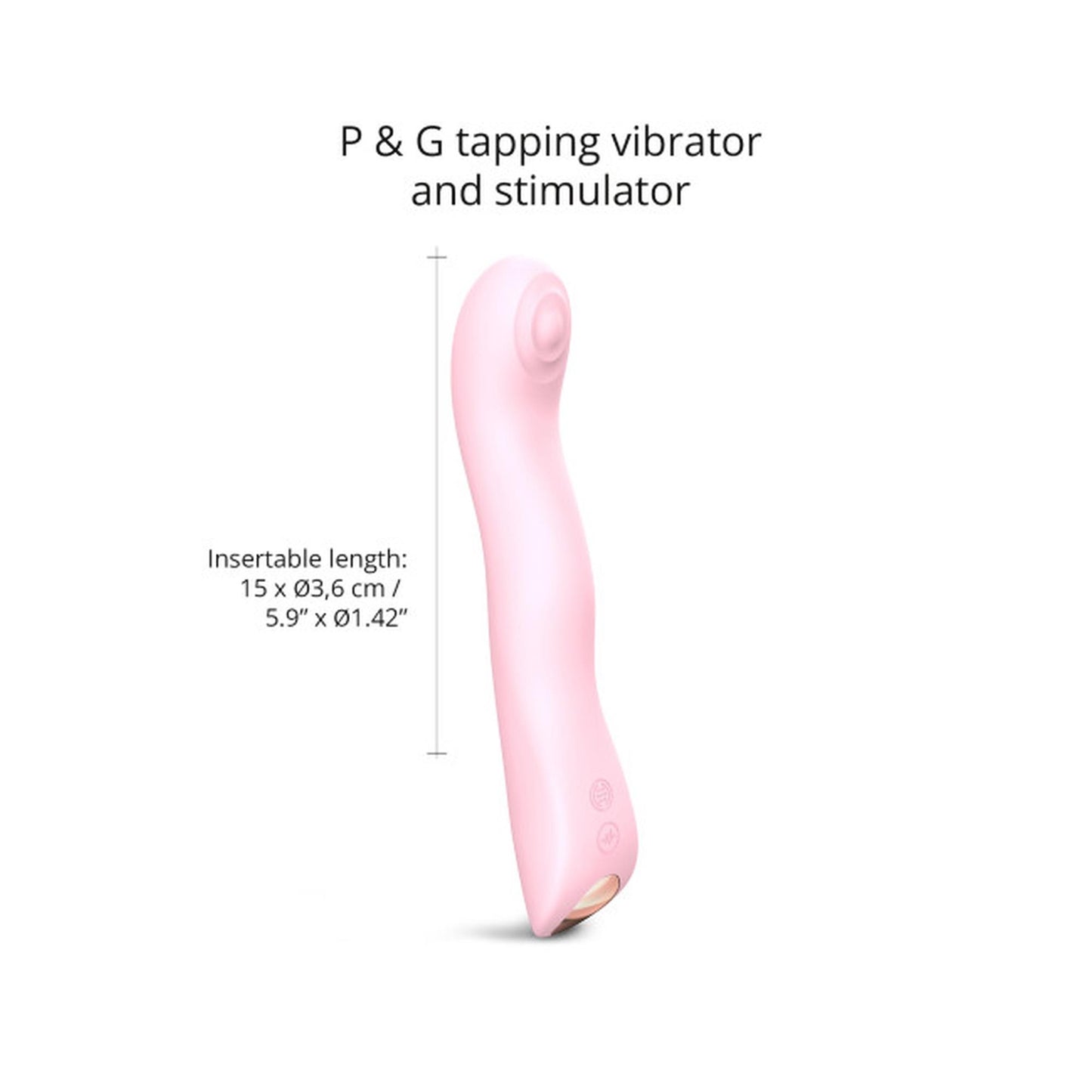 Love to Love SWAP Pink – wibrator o długości użytkowej 15 cm i średnicy 3,6 cm