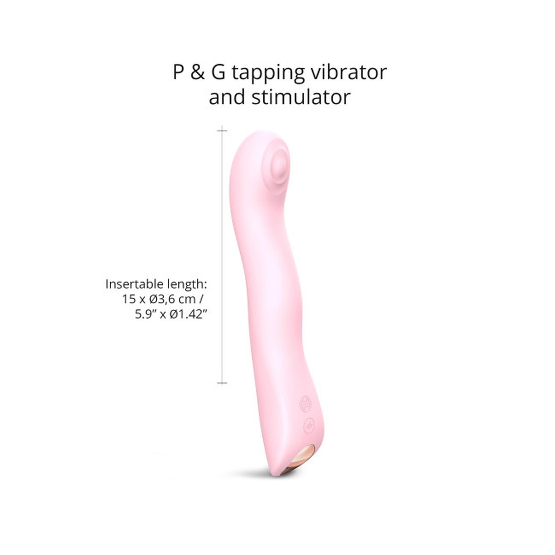 Love to Love SWAP Pink – wibrator o długości użytkowej 15 cm i średnicy 3,6 cm