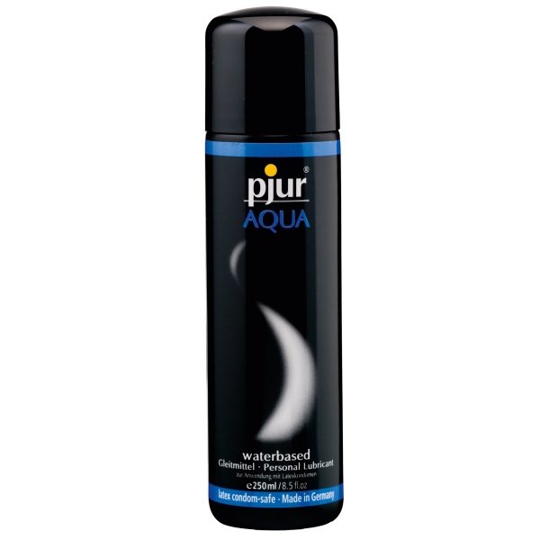 pjur Aqua lubrykant na bazie wody 250 ml na białym tle