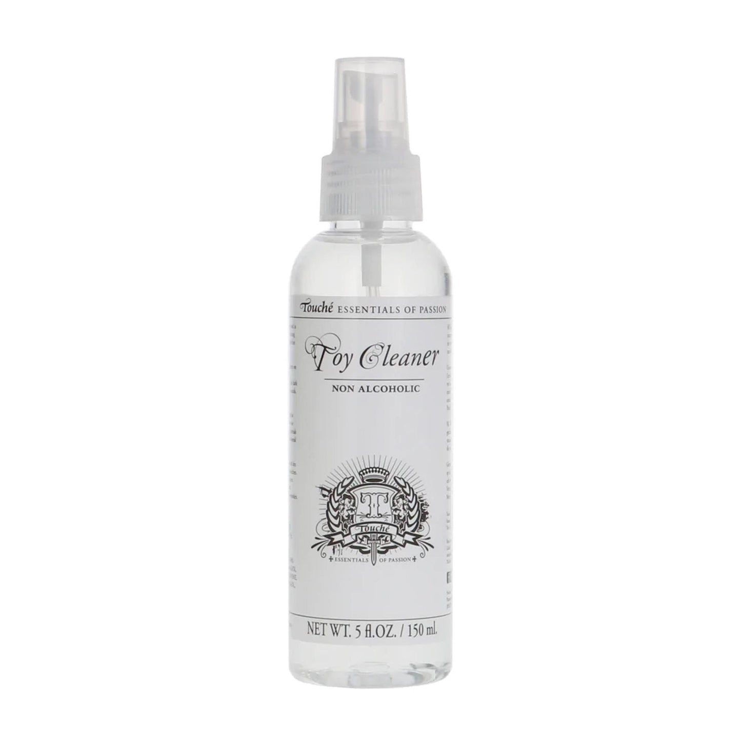 Płyn do czyszczenia zabawek intymnych Touché Toy Cleaner Non Alcoholic 150 ml na białym tle