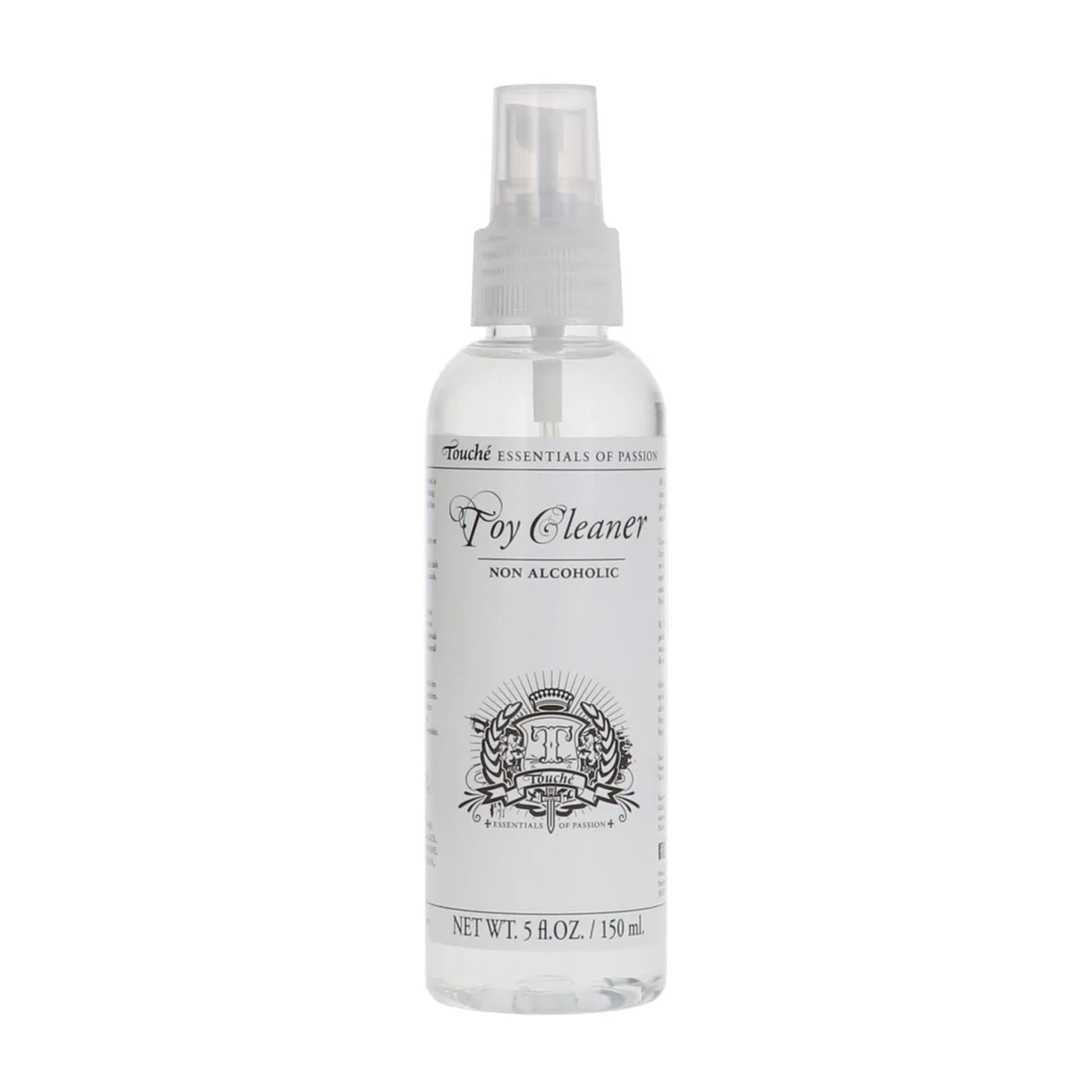 Płyn do czyszczenia zabawek intymnych Touché Toy Cleaner Non Alcoholic 150 ml na białym tle